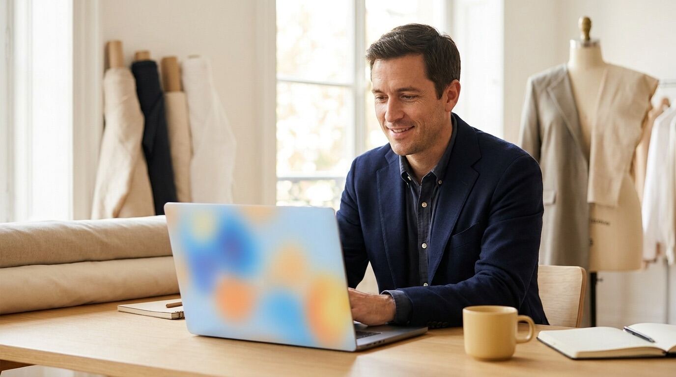 A manufacturer comparing several B2B marketplace options on a laptop