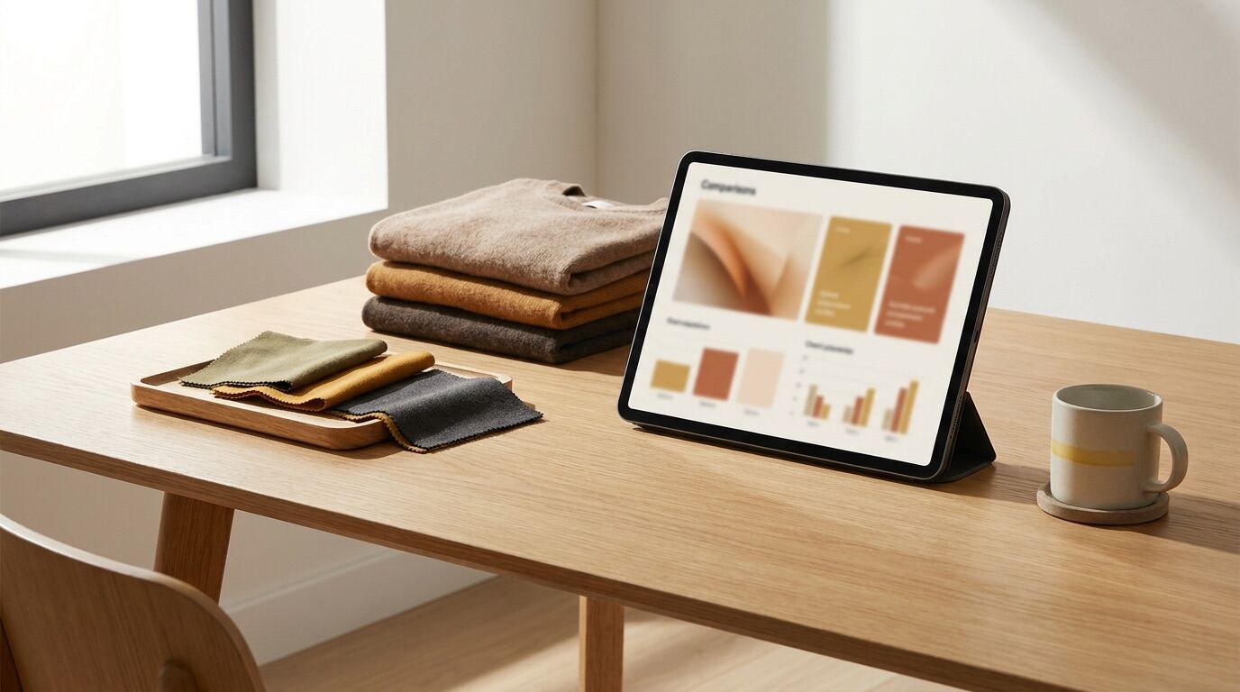 Several B2B apparel sourcing platform logos compared side by side
