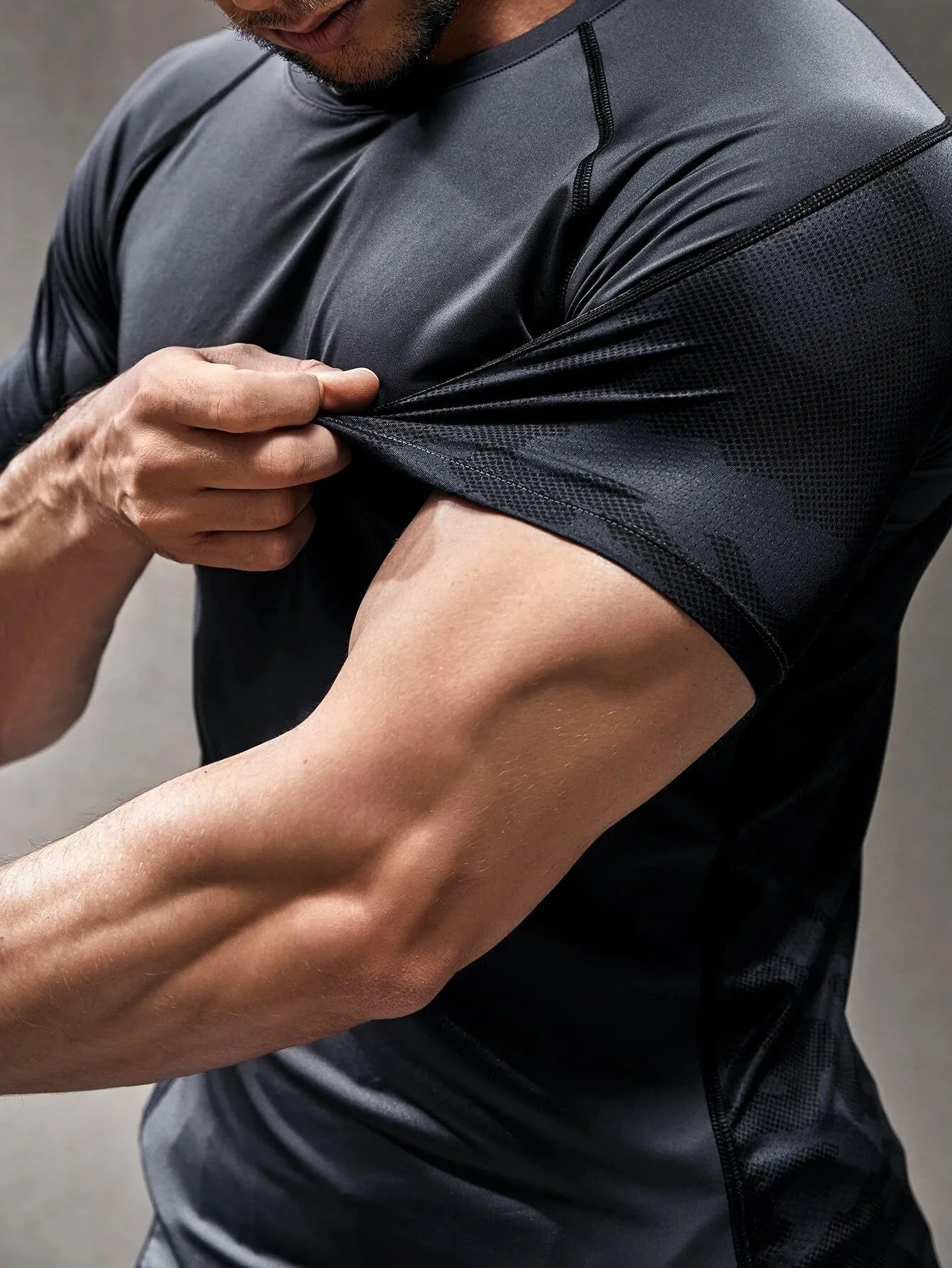 New Design Men Gym T Shirts High Quality Cotton Made Summer Slim Fit T Shirts For Sale - view 5
