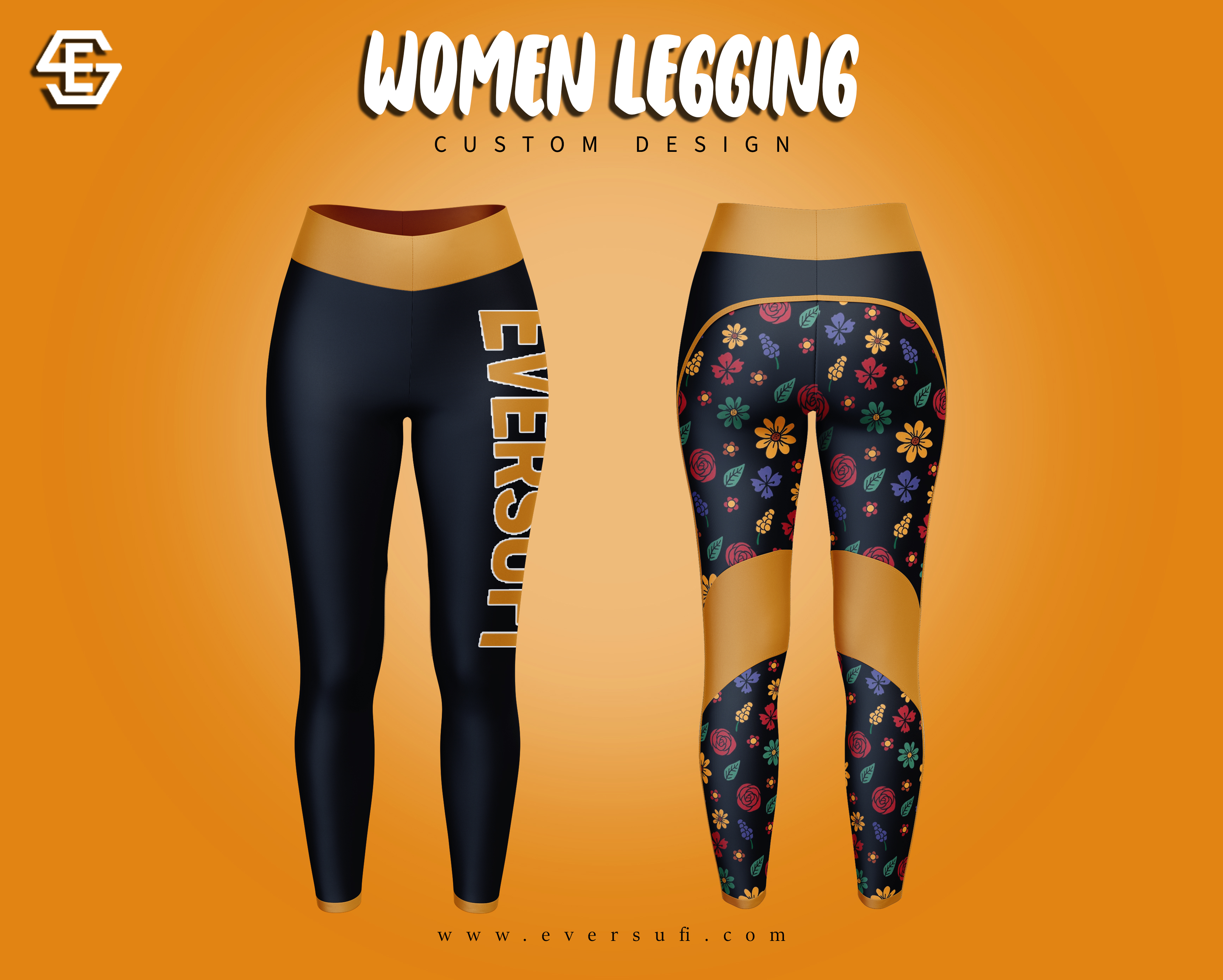 Yoga legging Fitness Quick Dry Customized Design All Colors - view 2