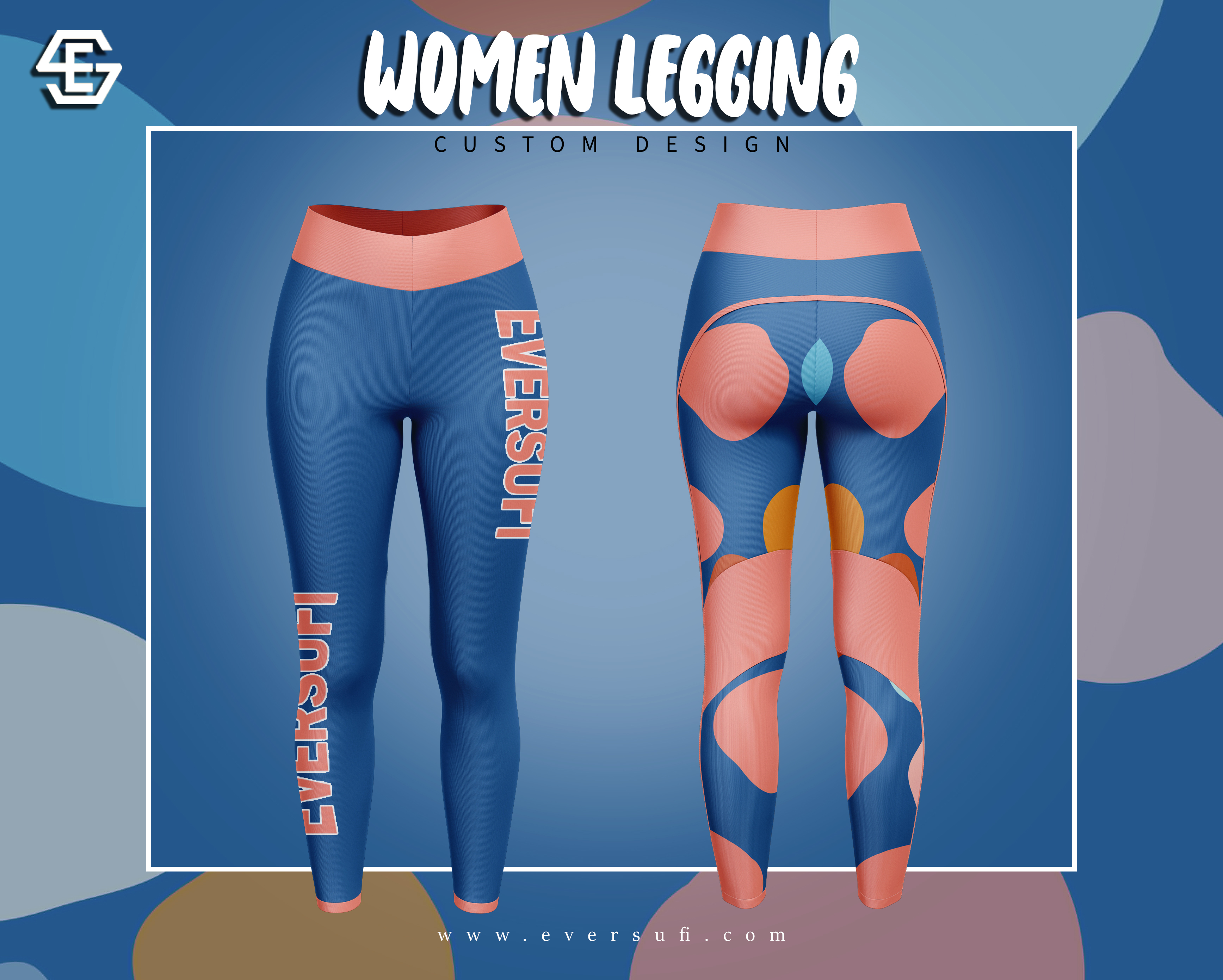 Yoga legging Fitness Quick Dry Customized Design All Colors - view 4