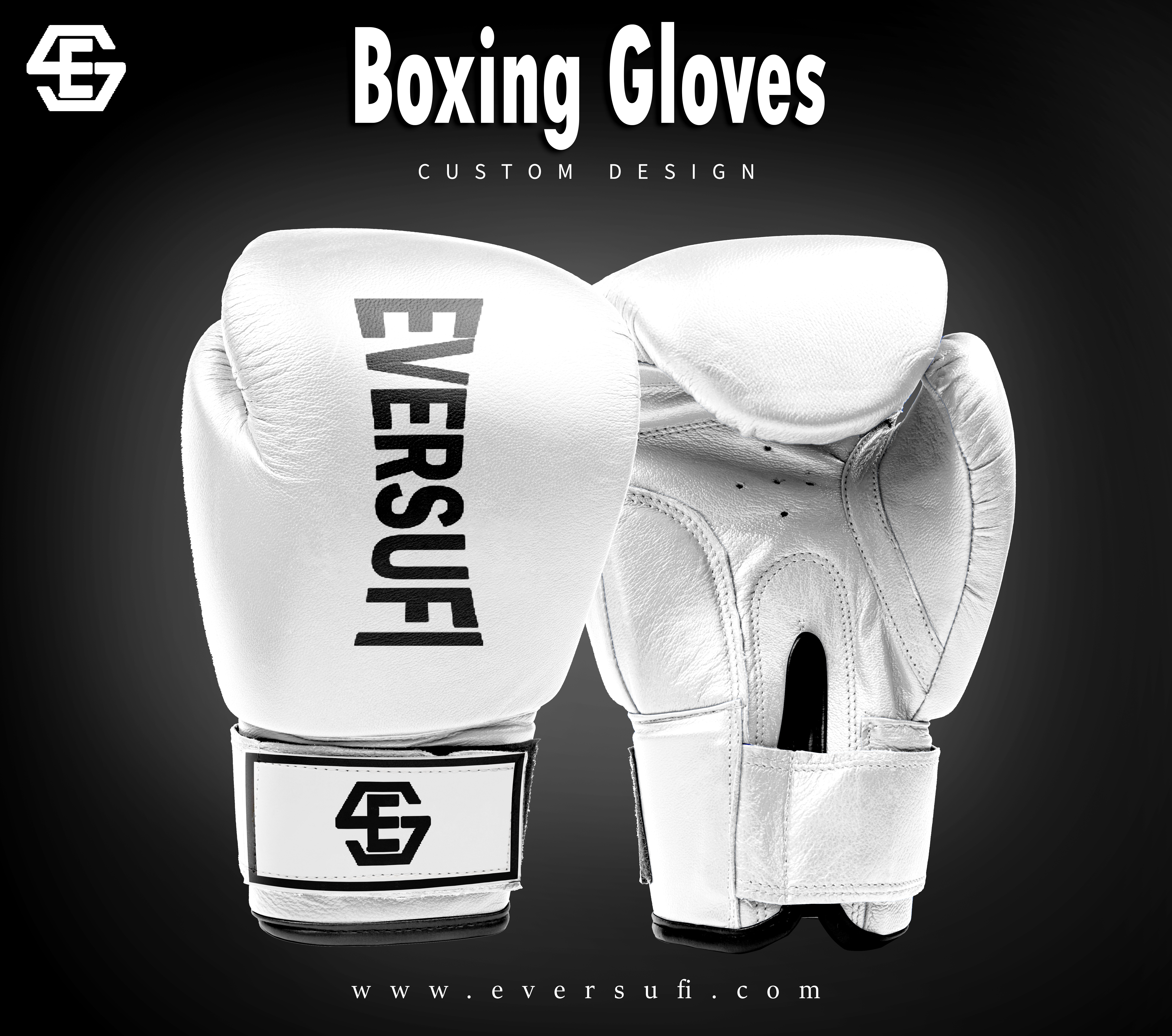 Custom Cowhide Leather Professional Boxing Training Gloves Popular Design Boxing Gloves