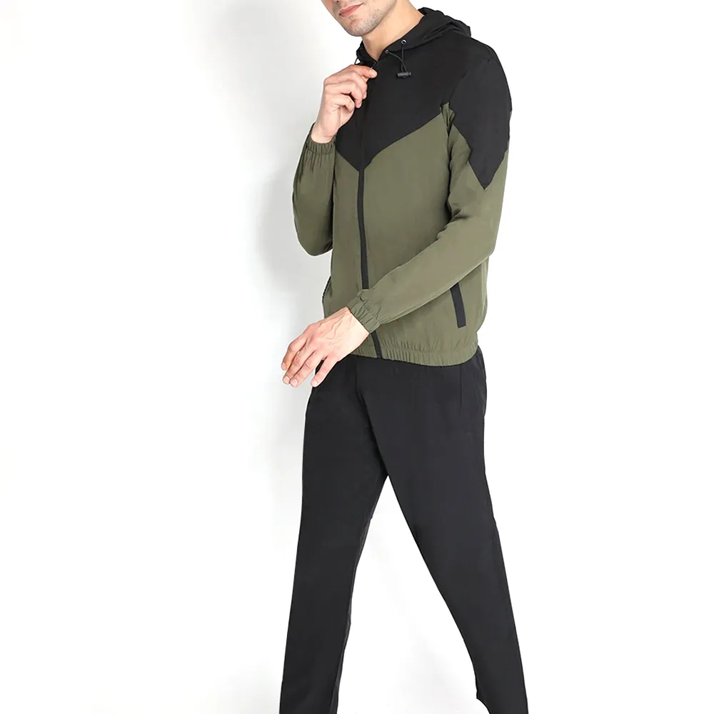 Pakistan Factory Custom Logo Men Track Suits Private Label Jogger Sets Knit Polyester Tracksuit - view 5