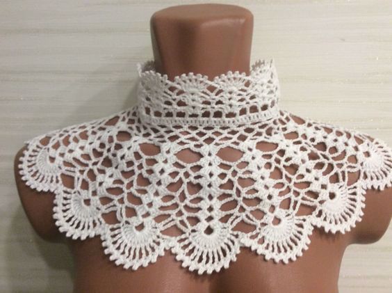 Most Beautiful Stylish Crochet Collar Designing Ideas For Girls 100 - view 5