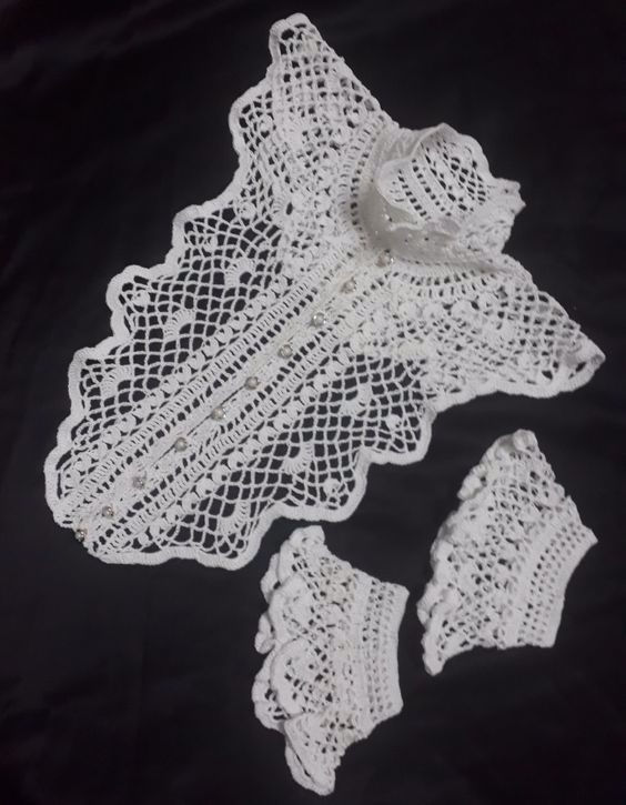 Most Beautiful Stylish Crochet Collar Designing Ideas For Girls 100 - view 6