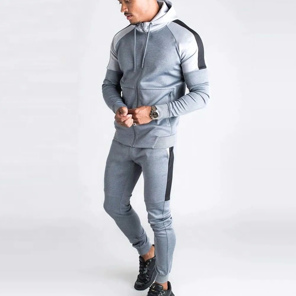 Wholesale Customized Fitness Sports Men Jogging Sweat Suit High Quality - view 2