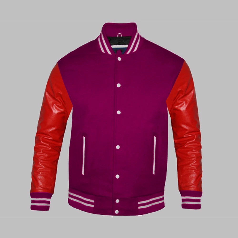 New Fashion Women's Men's Varsity Baseball Jacket For Sports Wear Color Custom Embroidered - view 5