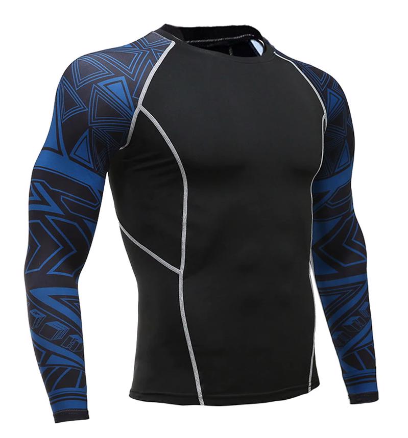 Best Quality MMA Rash Guard Long Sleeve Front Back Plain And Salves Sublimation For Fighting Sports - view 10