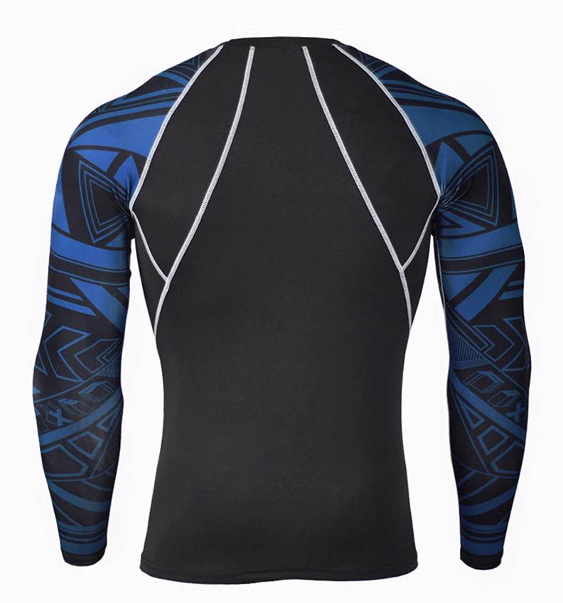 Best Quality MMA Rash Guard Long Sleeve Front Back Plain And Salves Sublimation For Fighting Sports - view 11