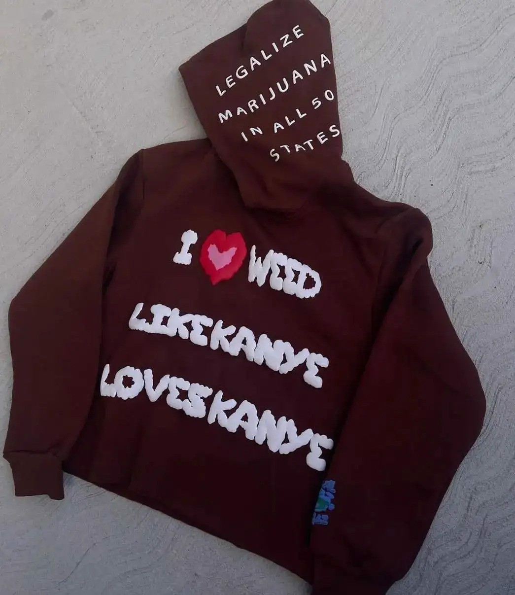 Custom Sweater Terry French Hoodies Puff Printing Hoodie Letters Graphic 3D Puff Printing - view 3
