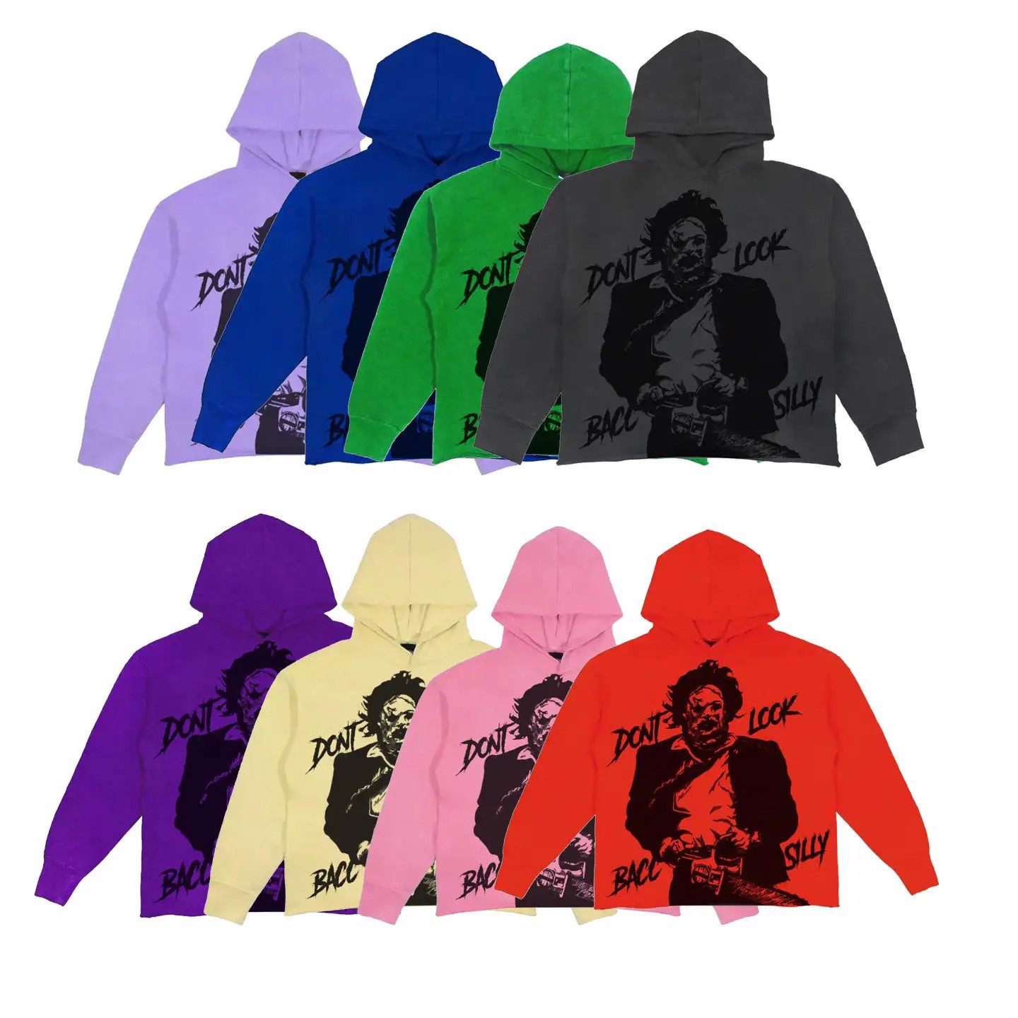 Custom Sweater Terry French Hoodies Puff Printing Hoodie Letters Graphic 3D Puff Printing - view 5