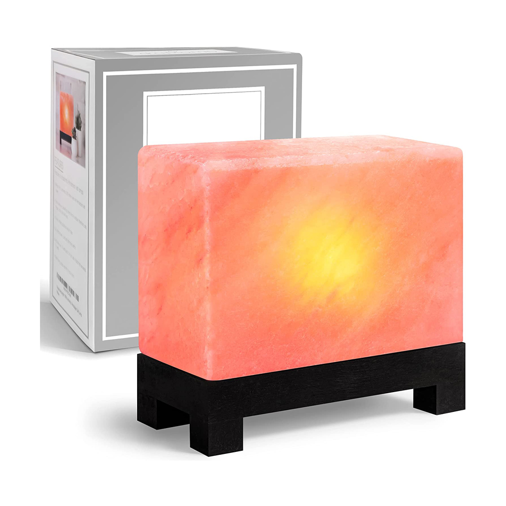 Wholesale Indoor Bedroom Colorful Himalayan Salt Night Light USB Bed LED Table Lamp
