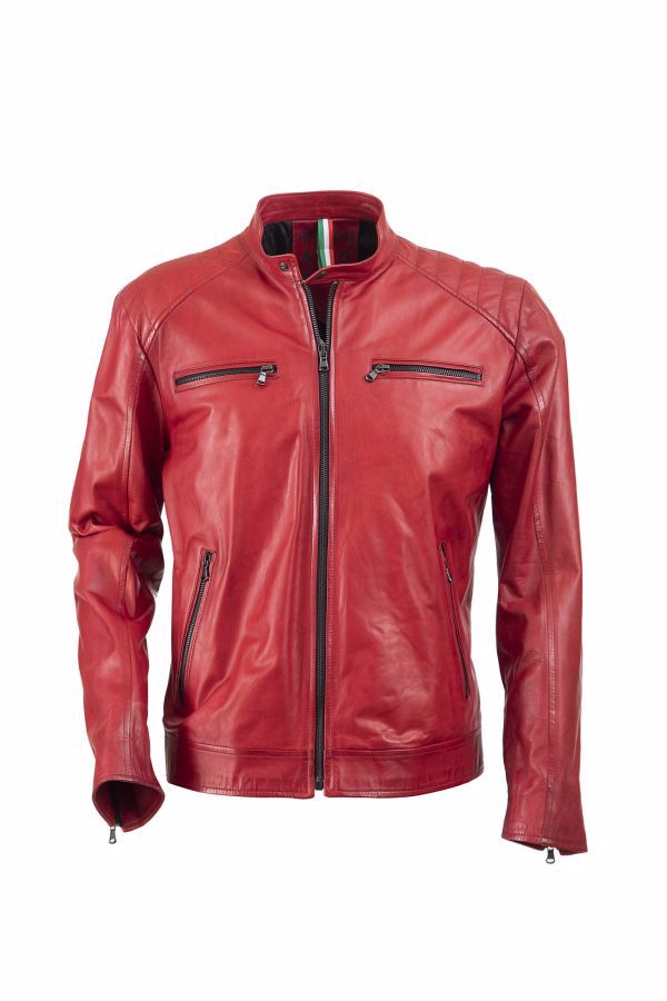 Pure Lambskin Fashion Leather Jacket | Men Collection | Customized Size | Comfortable and Smooth - view 2