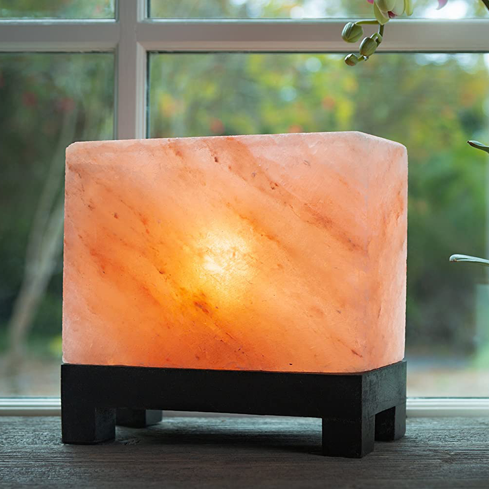 Wholesale Indoor Bedroom Colorful Himalayan Salt Night Light USB Bed LED Table Lamp - view 2
