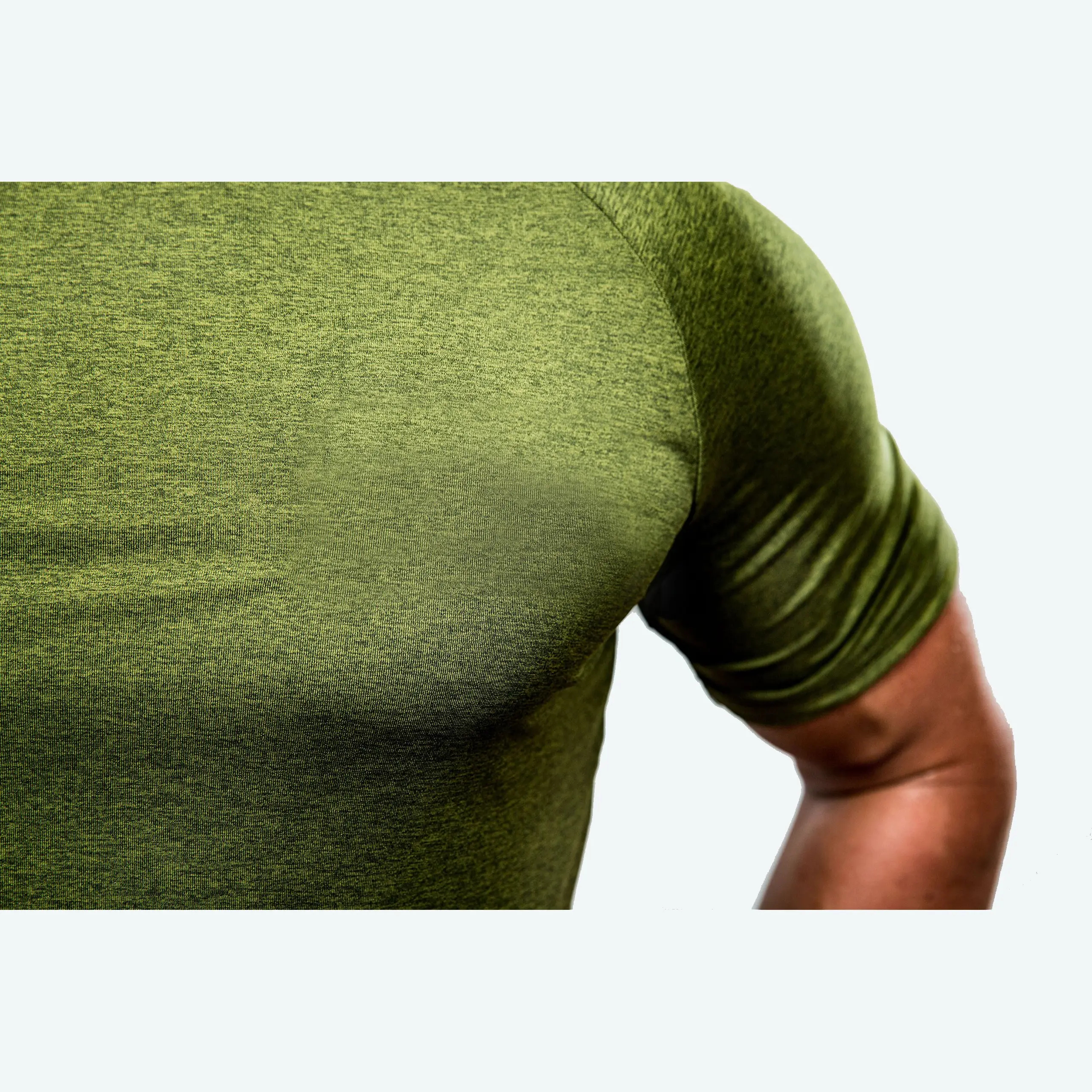 Custom Logo Plus Size Men's T Shirt Breathable Quick Dry Running t-shirts Sports Gym Fitness Shirts - view 4