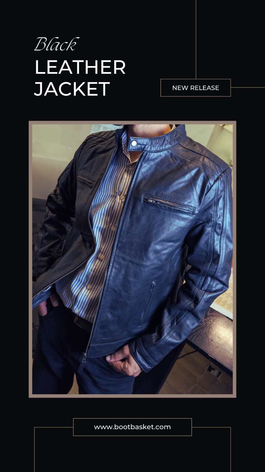 Original Leather Jacket Pure Leather Biker Jacket - view 4