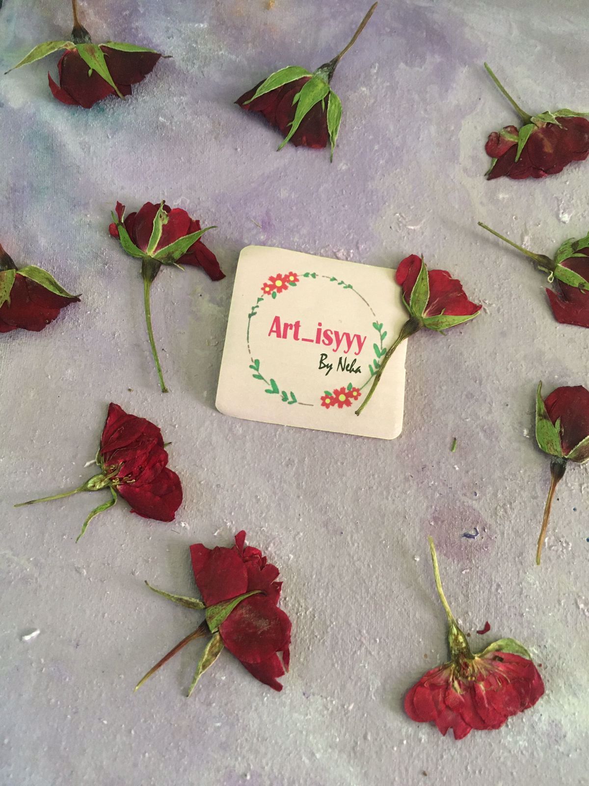 Real dried rose flowers packs of 12. - view 2