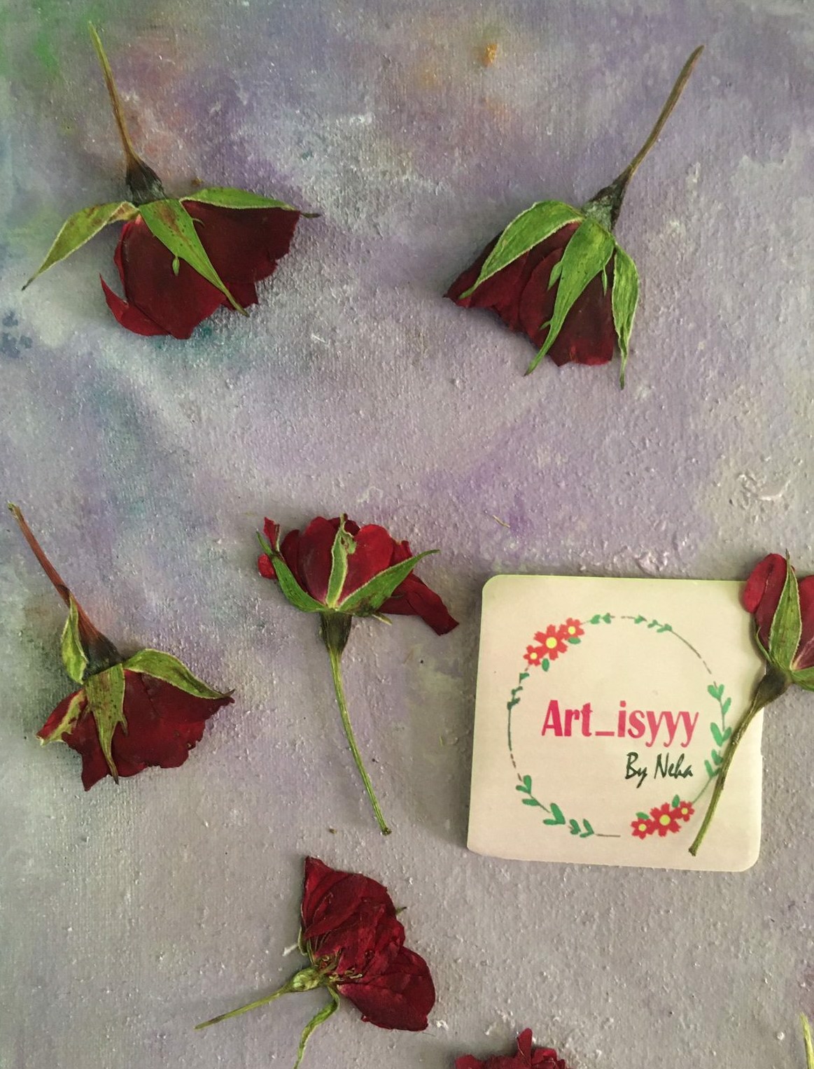 Real dried rose flowers packs of 12. - view 3
