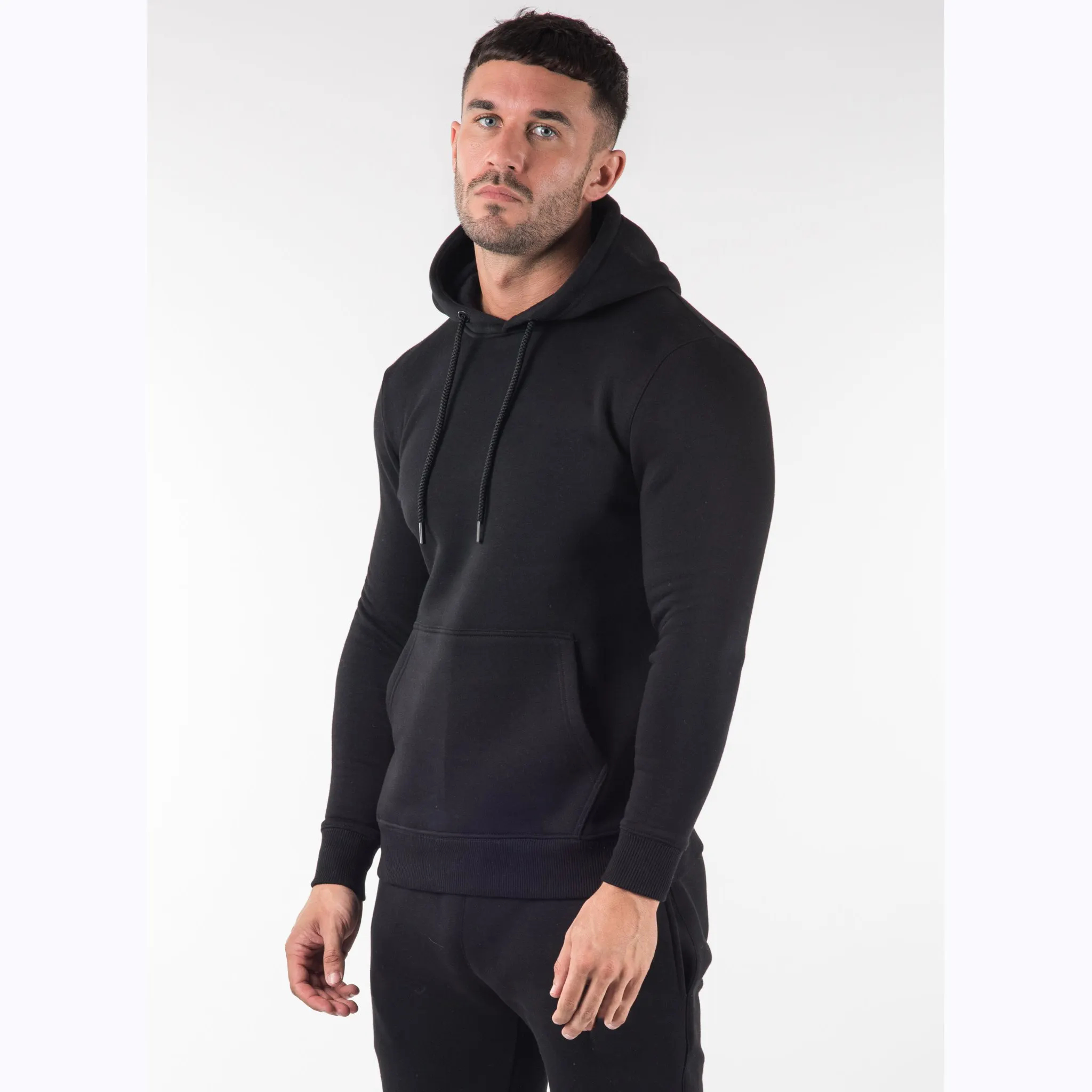 High Quality Men Gym Hoodie Sustainable Comfortable Heavyweight Breathable Hoodie Solid Bulk Hoodies - view 6