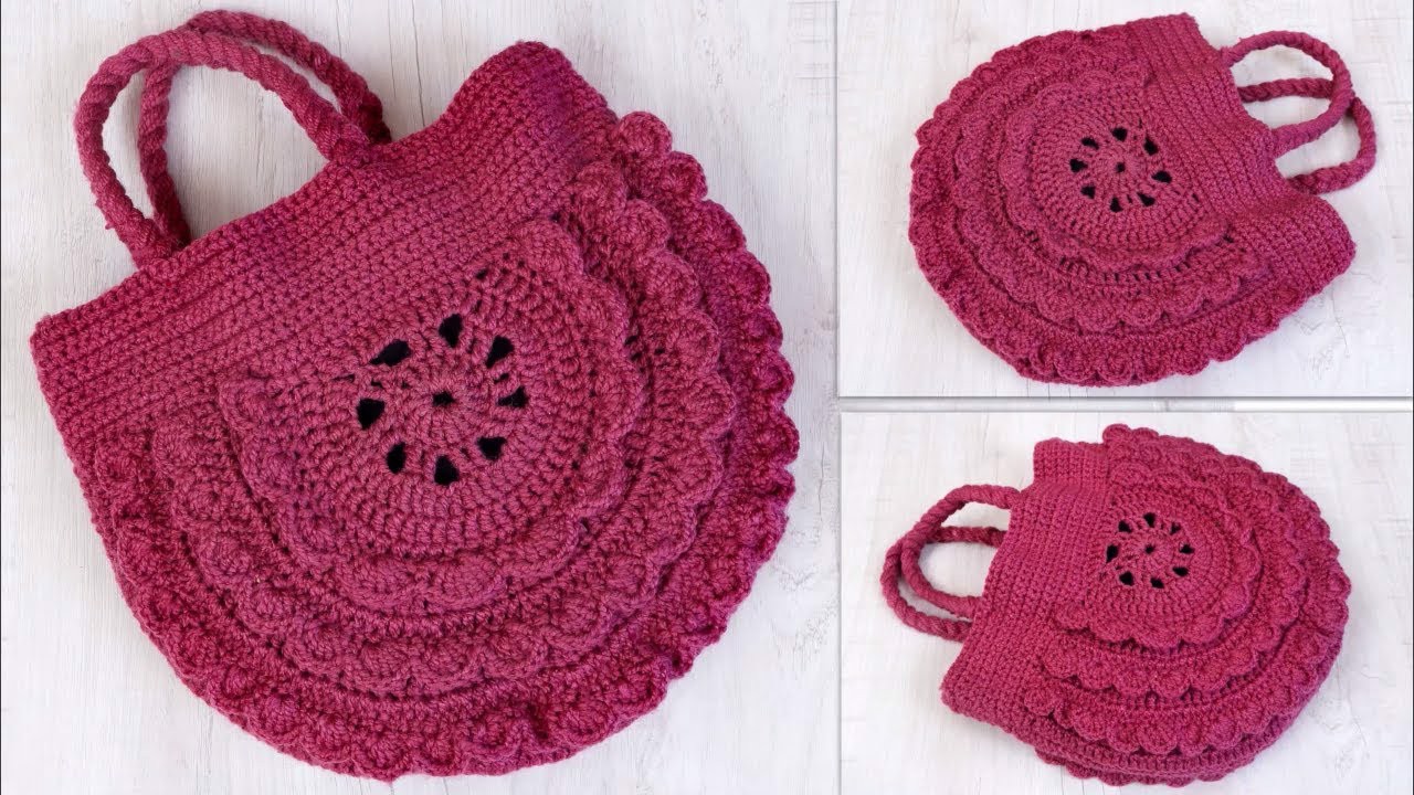Ladyes bags&parses 100%woolen handmade  - view 2