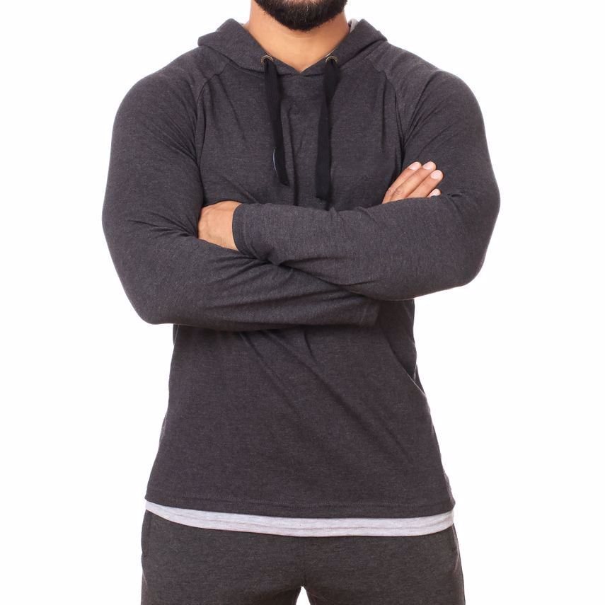 High Quality Cotton made Oversize Hoodie Thick Fleece Drop Shoulder Plain Blank Custom  - view 3
