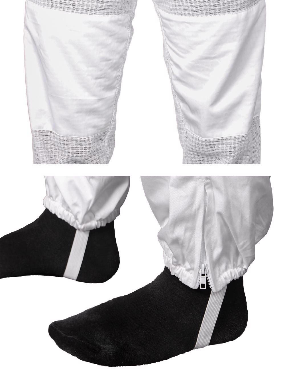 3 Layers Ultra Breeze Ventilated Beekeeping Bee Suit for Unisex Beekeepers with Round / Fencing Veil - view 4