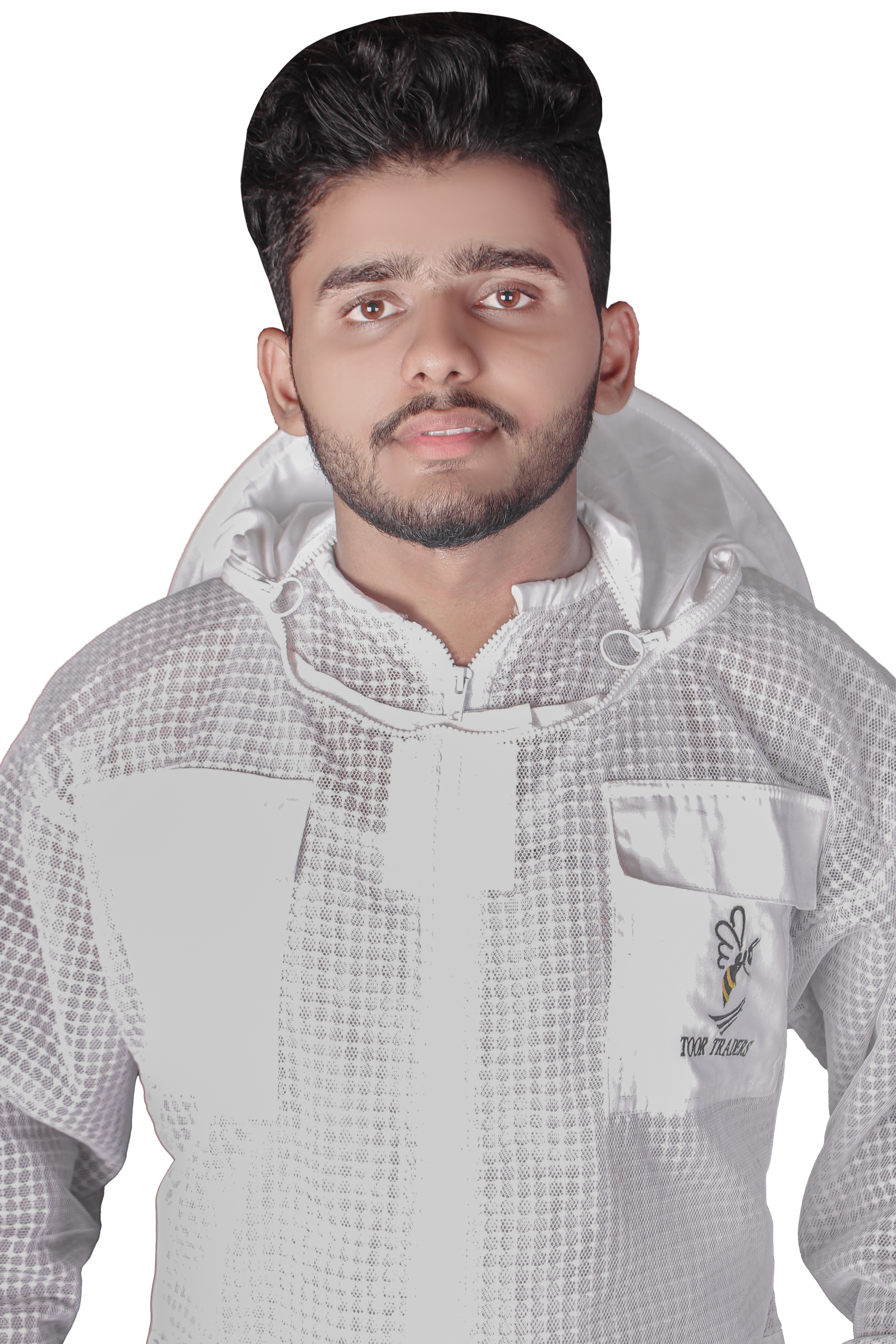 3 Layers Ultra Breeze Ventilated Beekeeping Bee Suit for Unisex Beekeepers with Round / Fencing Veil - view 7
