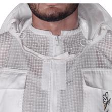3 Layers Ultra Breeze Ventilated Beekeeping Bee Suit for Unisex Beekeepers with Round / Fencing Veil - view 10