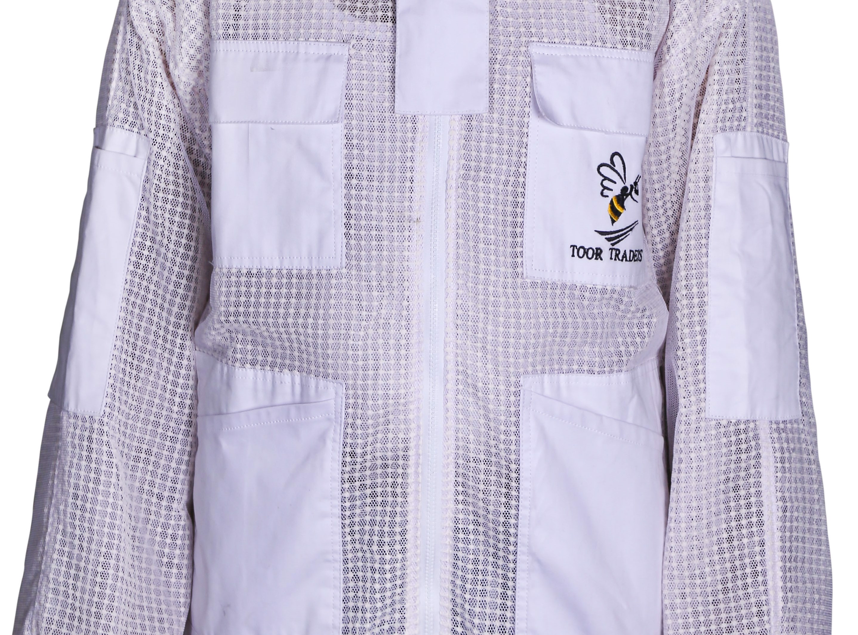 3 Layers Ultra Breeze Ventilated Beekeeping Bee Suit for Unisex Beekeepers with Round / Fencing Veil - view 17