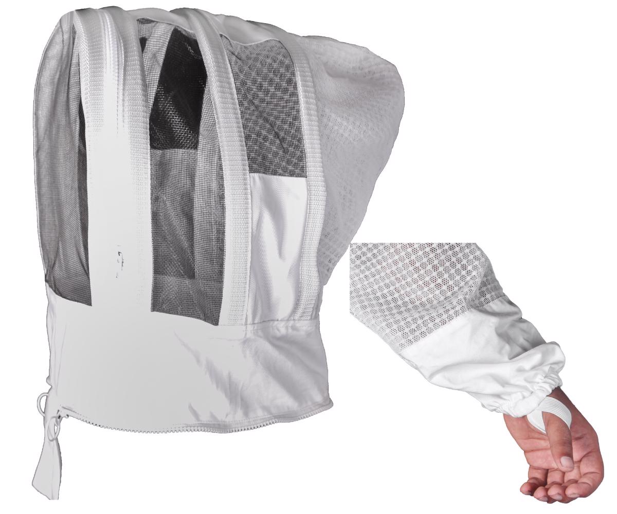 3 Layers Ultra Breeze Ventilated Beekeeping Bee Suit for Unisex Beekeepers with Fencing Veil - view 4