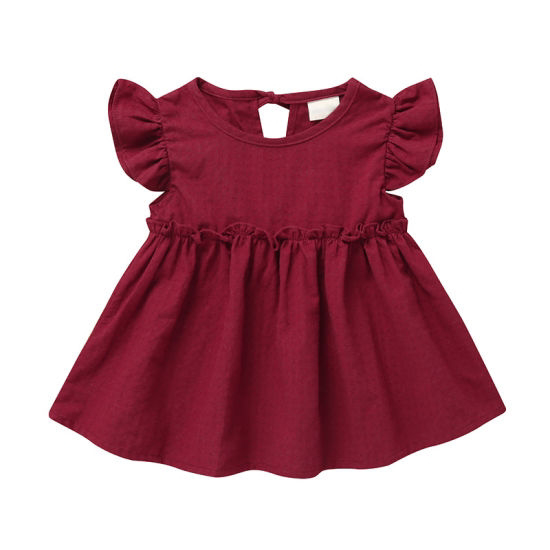 New Arrival Summer Sleeveless Ruffle Kid Bamboo Viscose Newborn Baby Girl - view 2