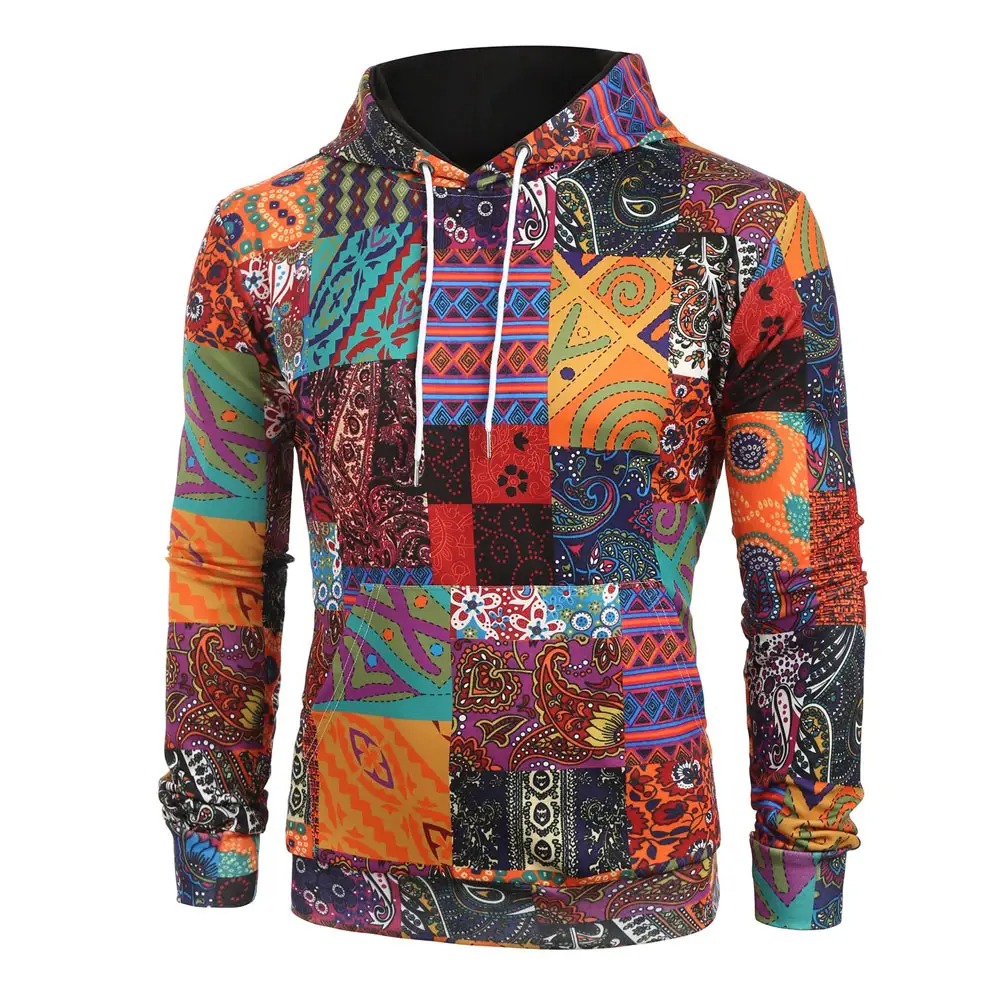 High Quality Men's Lightweight Sublimation Hoodies New Outdoor Drawstring Sublimation Hoodies