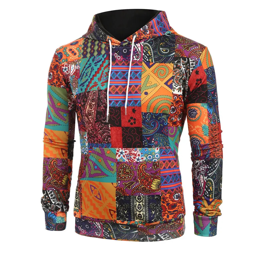 High Quality Men's Lightweight Sublimation Hoodies New Outdoor Drawstring Sublimation Hoodies - view 4