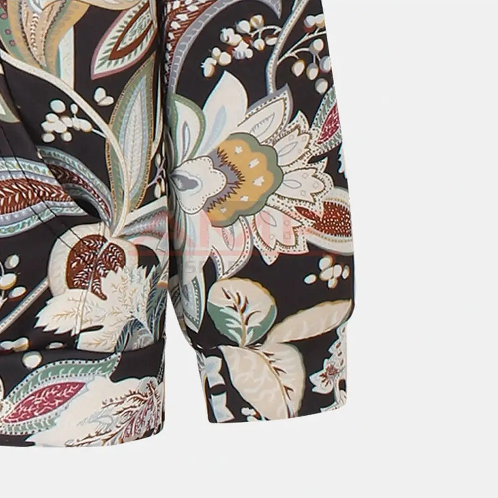 High Quality Men's Long Sleeve Custom Puff Printed Pullover Cotton French Terry sublimation Hoodie - view 2