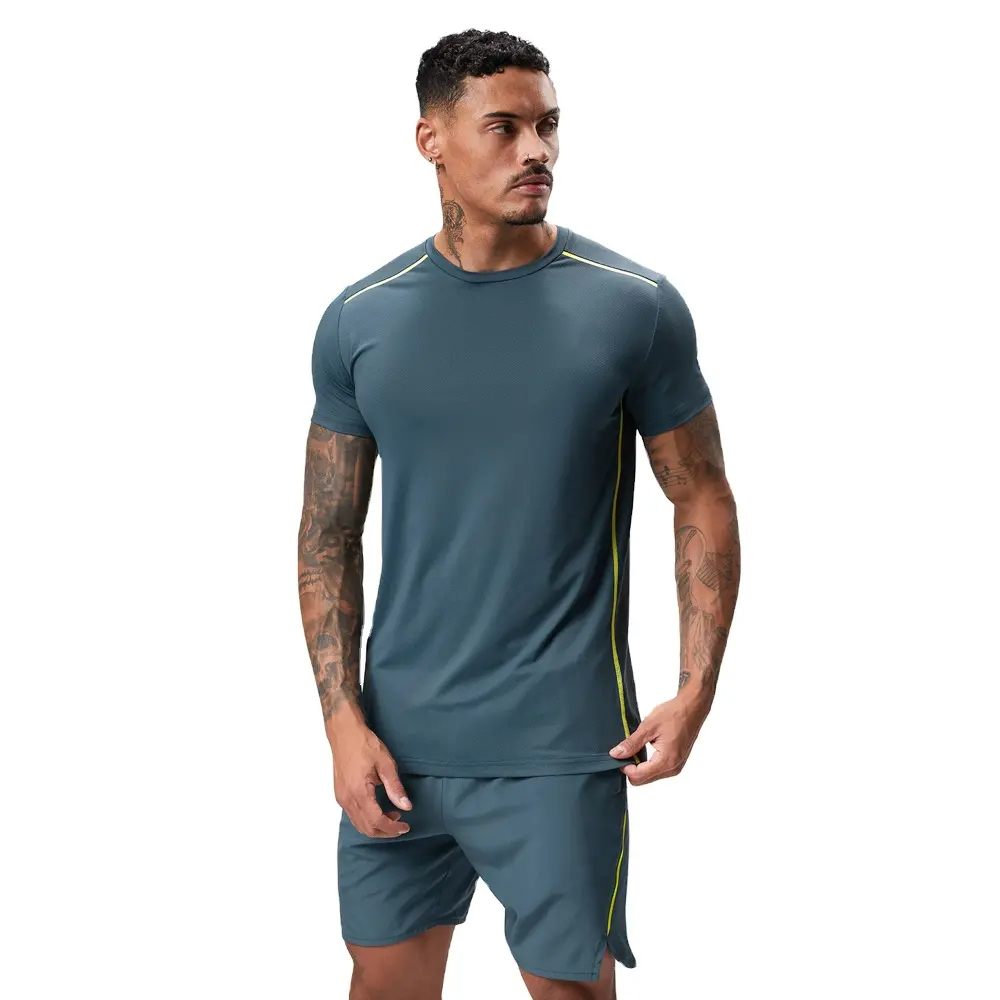 Wholesale Men New O Neck T-shirts Men Customized Hot Sale Summer Outdoor Men Gym T Shirts
