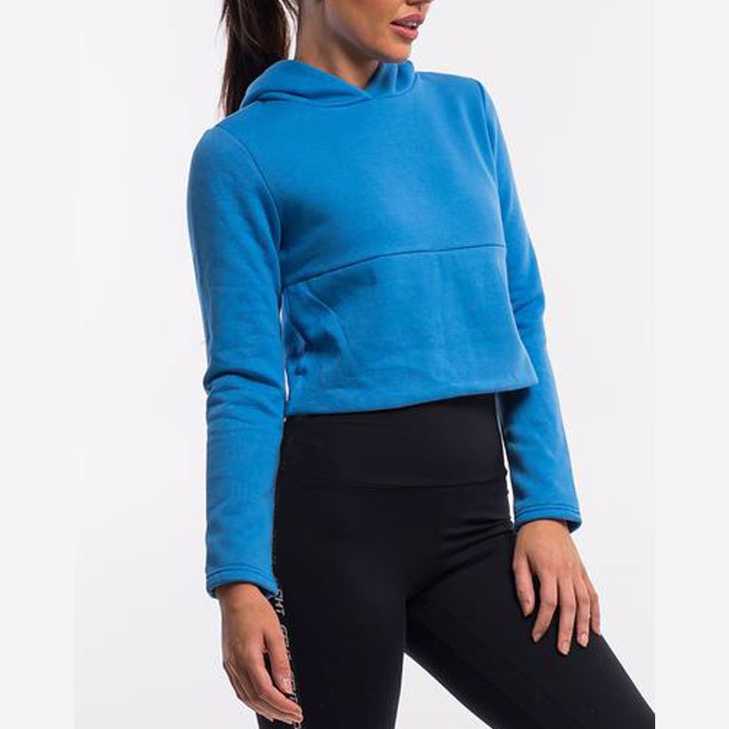 Women Gym Crop Top Hoodies CTH08 - view 2