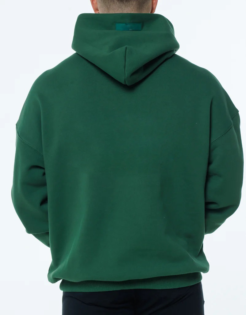 Men Custom made Plain Pullover Hoodies Oversize Black Hoodies - view 3
