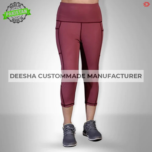  K1 Lifestyle High Wasited Capri Leggings