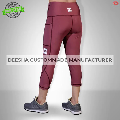  K1 Lifestyle High Wasited Capri Leggings - view 3