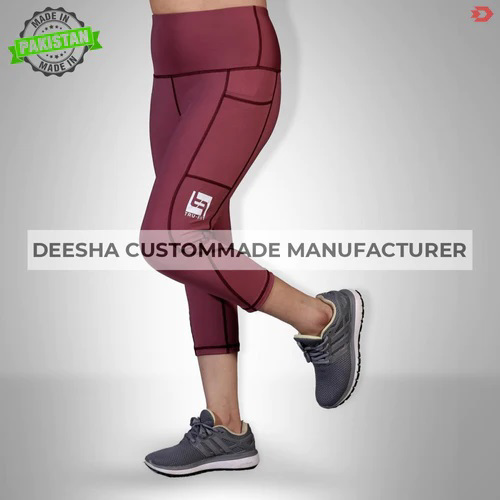  K1 Lifestyle High Wasited Capri Leggings - view 4