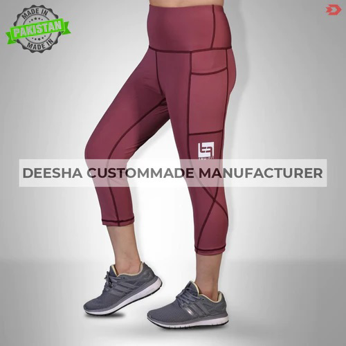  K1 Lifestyle High Wasited Capri Leggings - view 5
