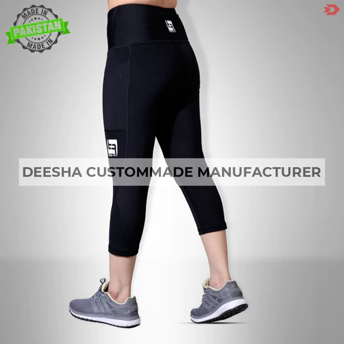 K3 Lifestyle High Wasited Capri Leggings - view 2