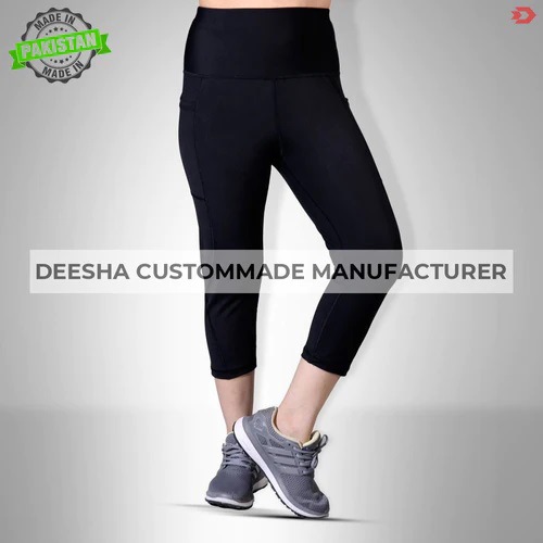 K3 Lifestyle High Wasited Capri Leggings - view 3