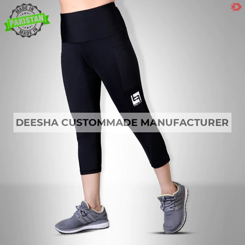 K3 Lifestyle High Wasited Capri Leggings - view 4