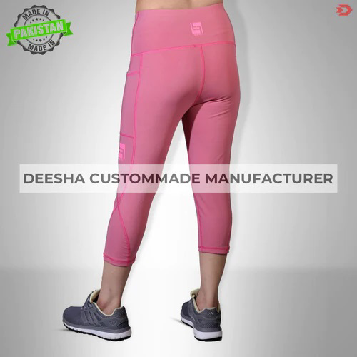 K4 Lifestyle High Wasited Capri Leggings - view 2