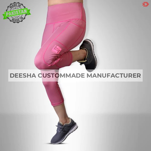 K4 Lifestyle High Wasited Capri Leggings - view 4