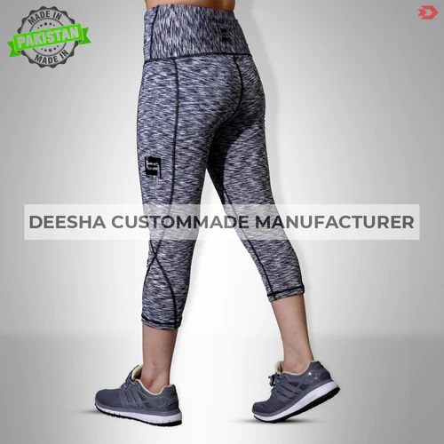 K5 Lifestyle High Wasited Capri Leggings - view 2