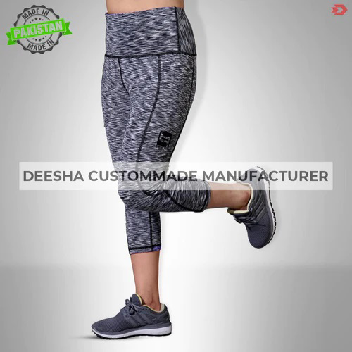K5 Lifestyle High Wasited Capri Leggings - view 3