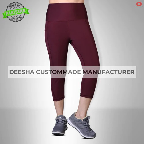 K6 Lifestyle High Wasited Capri Leggings
