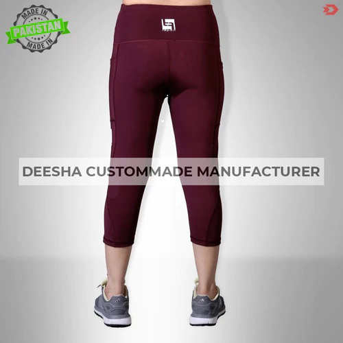 K6 Lifestyle High Wasited Capri Leggings - view 2